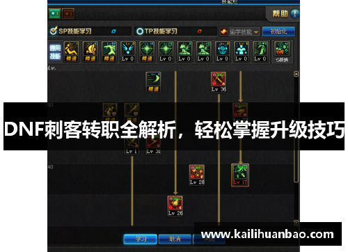 DNF刺客转职全解析，轻松掌握升级技巧